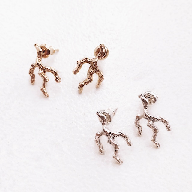 coral earrings