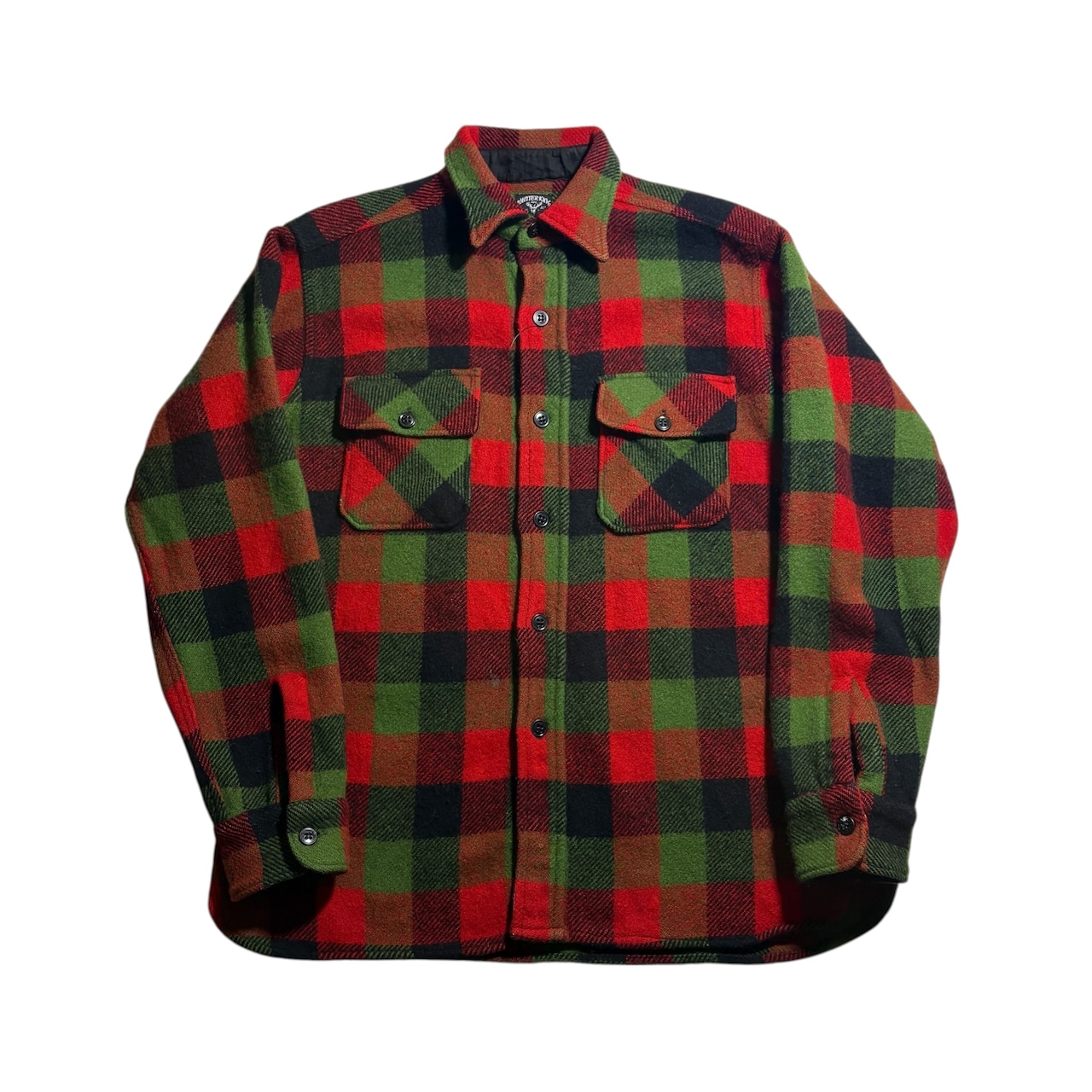 vintage 1950’s WINTER KING block check wool shirt