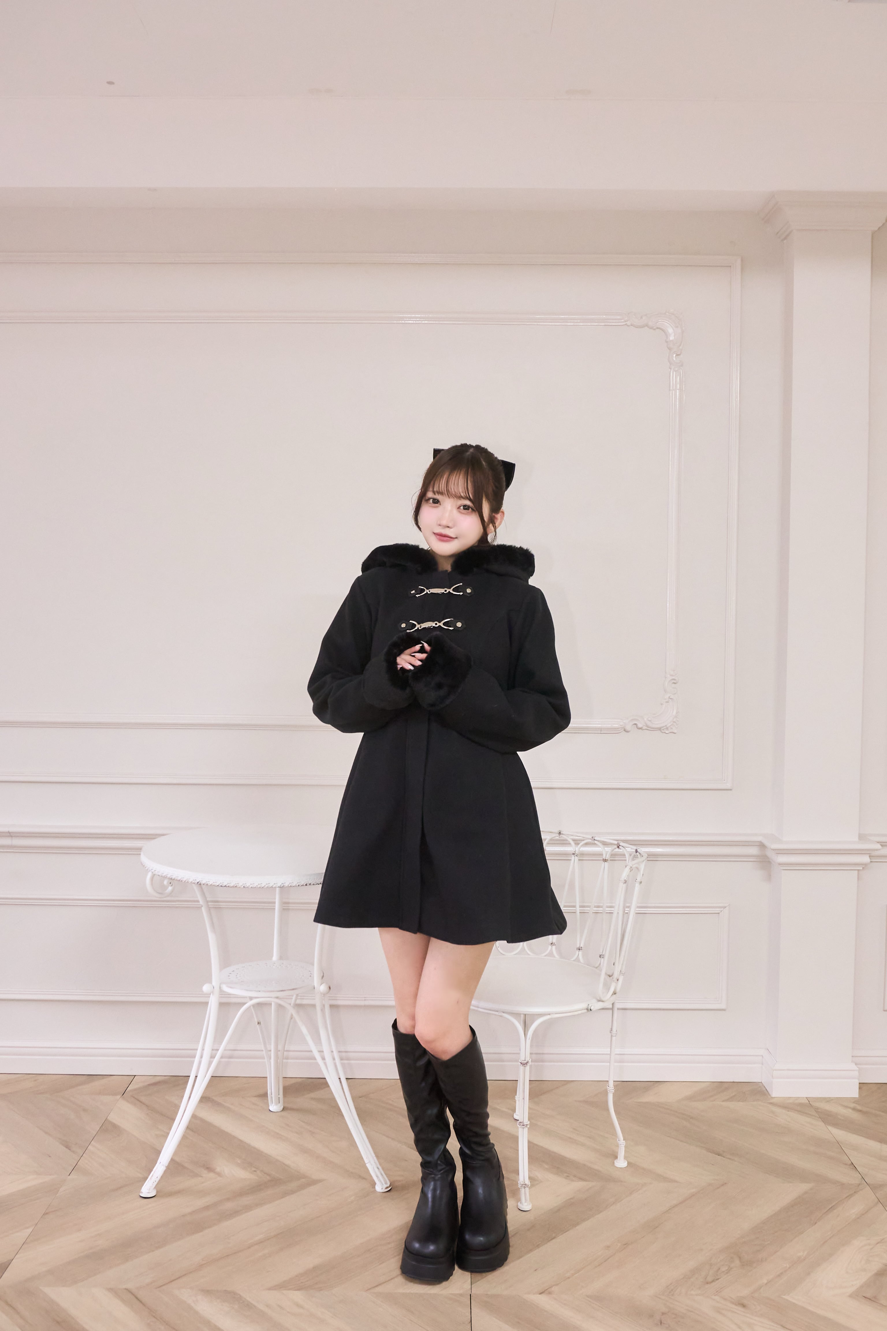 lapin hooded coat