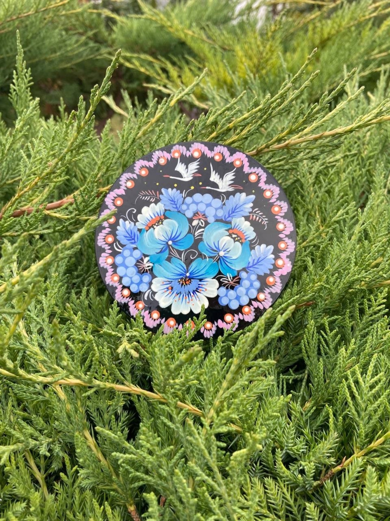 ペトリキフカ塗りのマグネット ペトリキウカ村（Khomenko製作） - 5