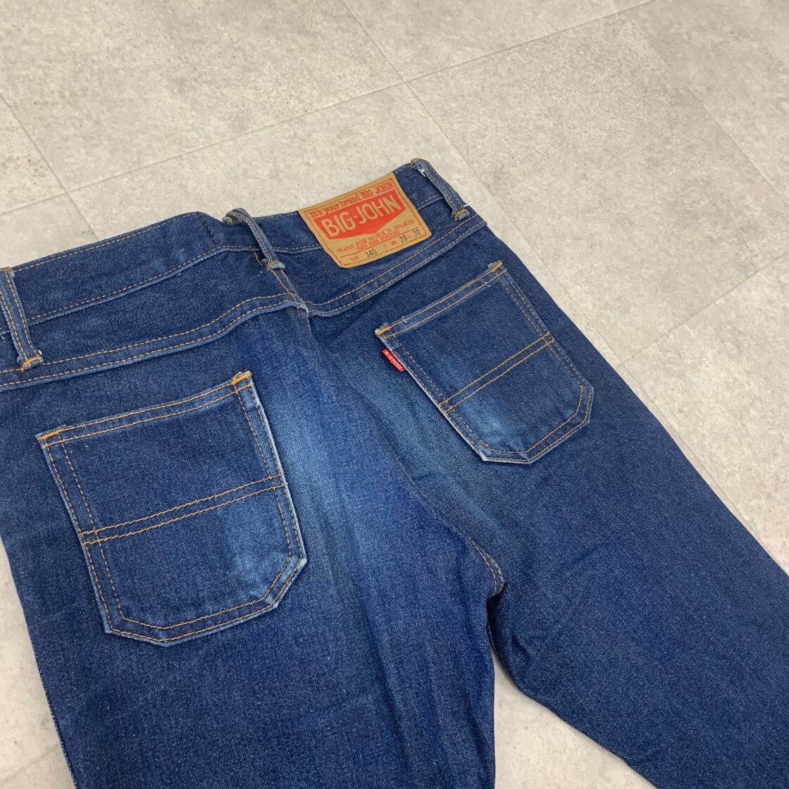 希少 BIG JOHN ブラウン フレアパンツ ベルボトム vintage 70s BIG 
