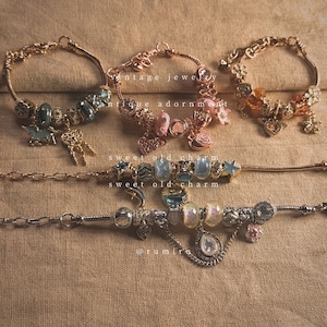 ハンドメイド スウィートオールド ロマンチック 手作り ブレスレット