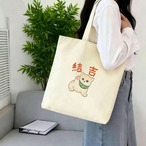 成约纪念用 招き猫トートバッグ（綿ポリブレンド）成約記念ギフト 周年纪念用 来店特典用  ふく福本舗