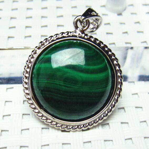 マラカイト ペンダント [M便 1/20] 112-975