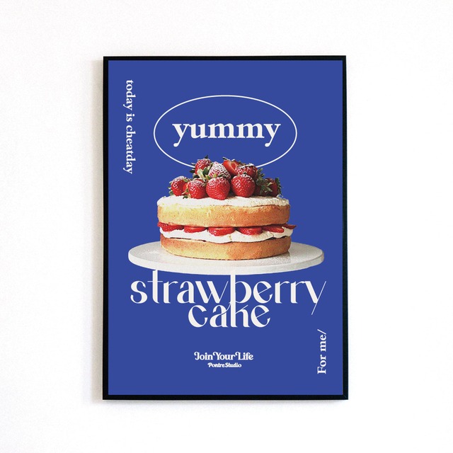 ♯006 STRAWBERRY CAKE POSTER