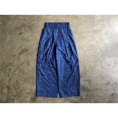 nicholson&nicholson(ニコルソン＆ニコルソン) 『HAKAMA-LIBERTY』Cotton Compact Yarn 2Pleats Wide  Easy Pants