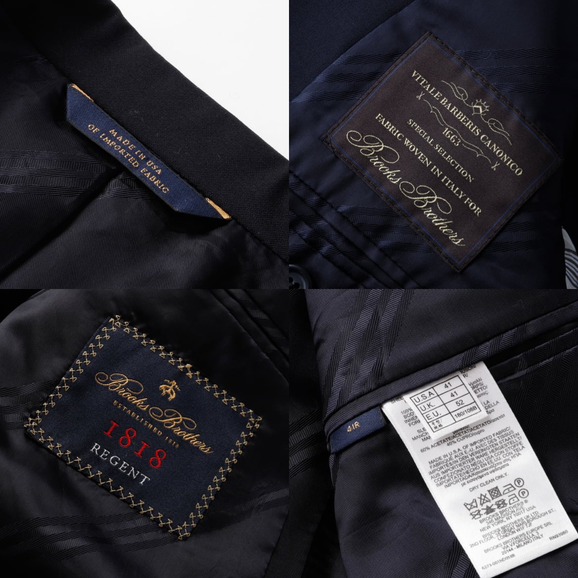 美品 ブルックスブラザーズ 現行 バクスターピーコート カノニコ