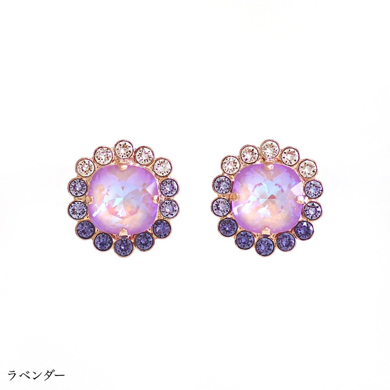 春のお花キャンディ スクエアピアス | MAKI NUMOTO (マキ ヌモト