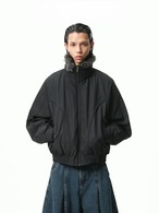 BOOGOOVOGUE Wolf Fur Collar Down Bomber