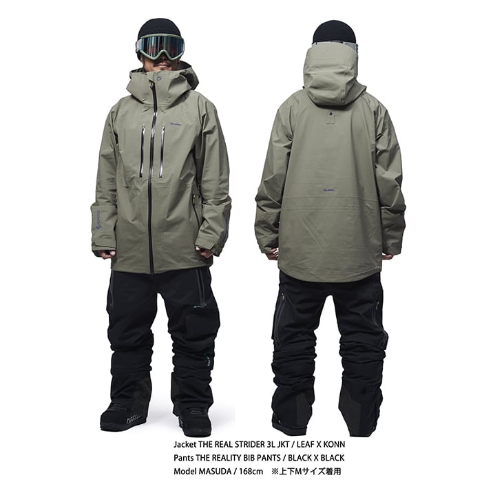 REW 『 REAL STRIDER 3L JKT 01 』24-25 GORE-TEX スノーボード REW 『 REAL STRIDER 3L JKT 01 』24-25 GORE-TEX スノーボード