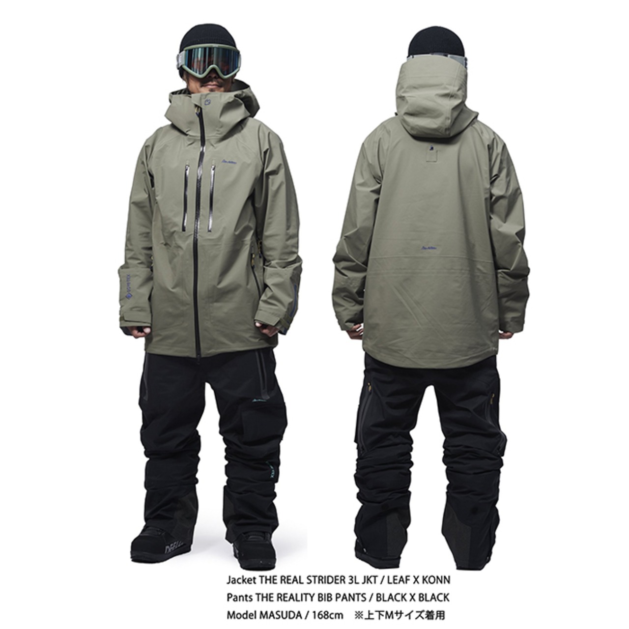 REW 『 REAL STRIDER 3L JKT 01 』24-25 GORE-TEX スノーボード ウェア 