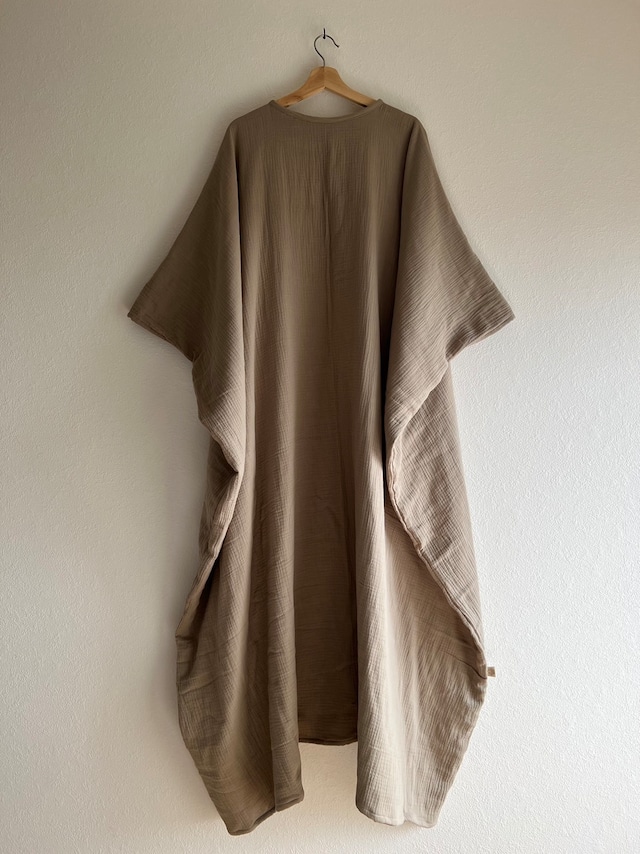 【1月4日(日)20:00再販売スタート】 <一重タイプ>癒の家の優しいガーゼマント(よもぎ蒸しマント)