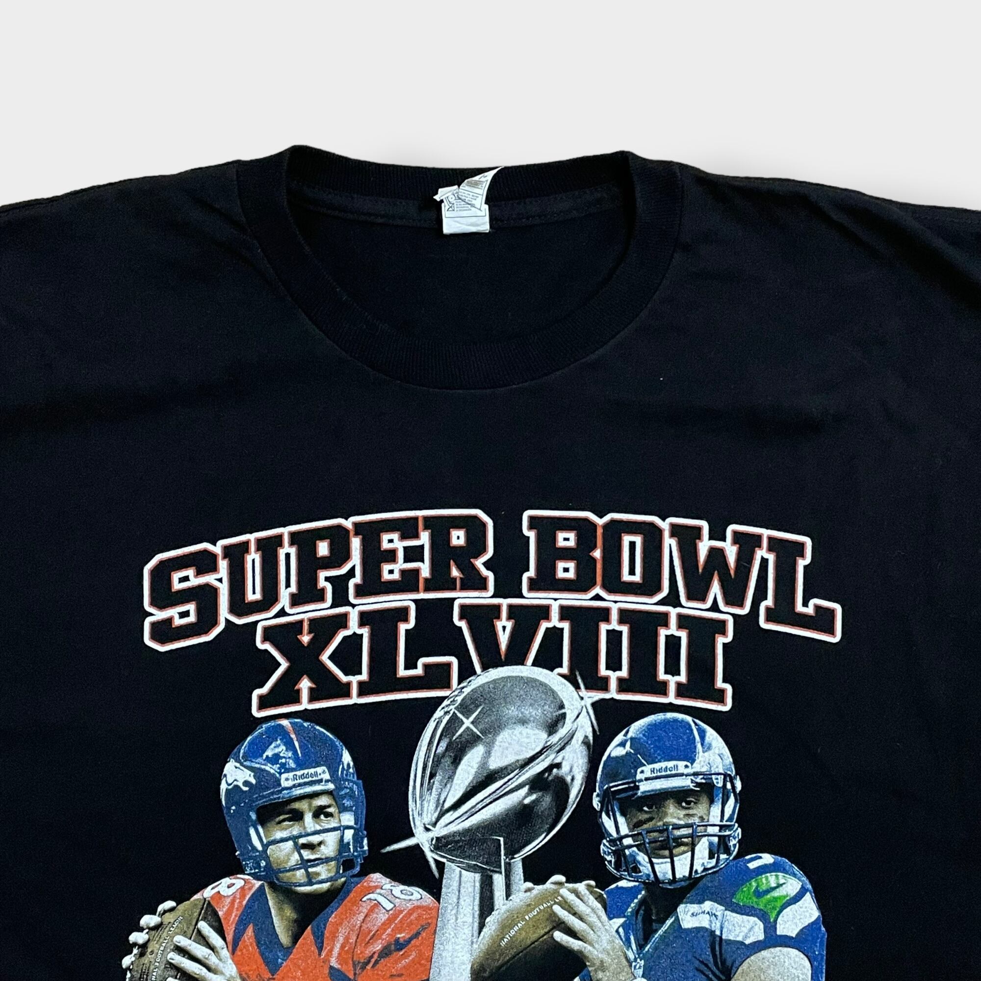 AAA】NFL 2014 Super Bowl スーパーボウル プリント Tシャツ 両面 ...