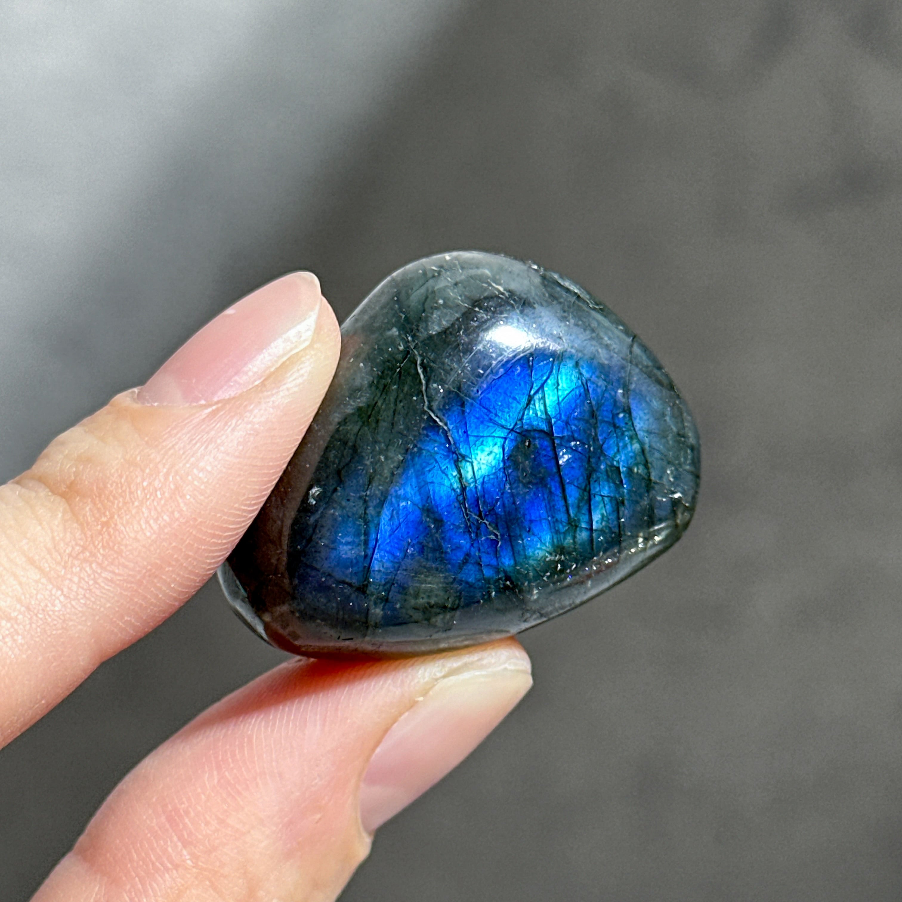 ラブラドライト タンブル74◇ Labradorite ◇天然石・鉱物