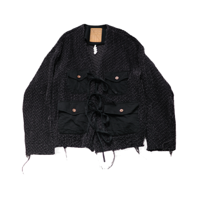 トップス SOSHI OTSUKI LUPE DENIM GRUNGE VEST SOSHIOTSUKI LUPE DENIM GRUNGE VEST S22SS12VE | IAAAM ONLINE