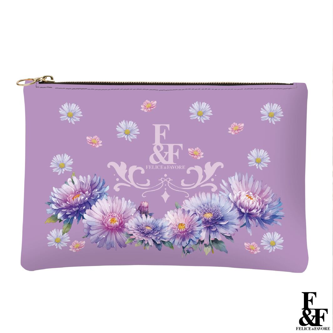 長財布 財布 花柄 フラワー レディース チャック ファスナー ピンク