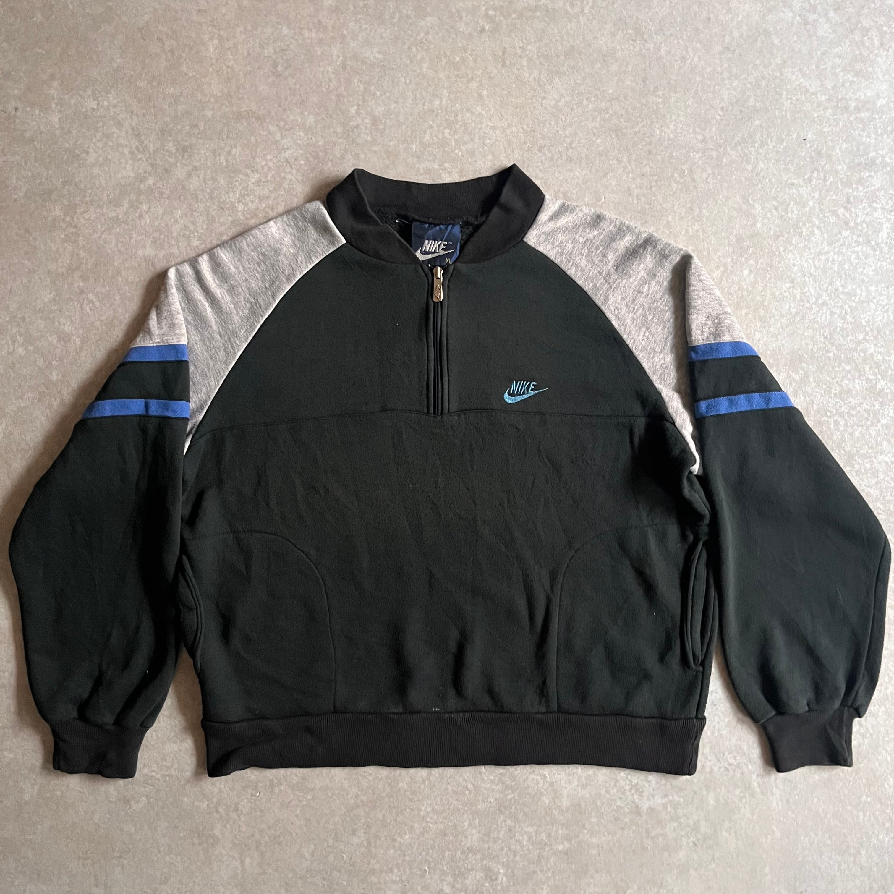 1980s NIKE Half Zip Sweat XL H792