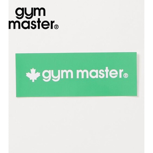 gym master ジムマスター ロゴステッカー 日本製 防水 フィルムステッカー スマホ パソコン スーツケース アウトドア シール G699689 グリーン
