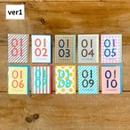 ギフトカード | Letterpress Letters, （レタープレスレターズ）365 Find Your Day - January 1月