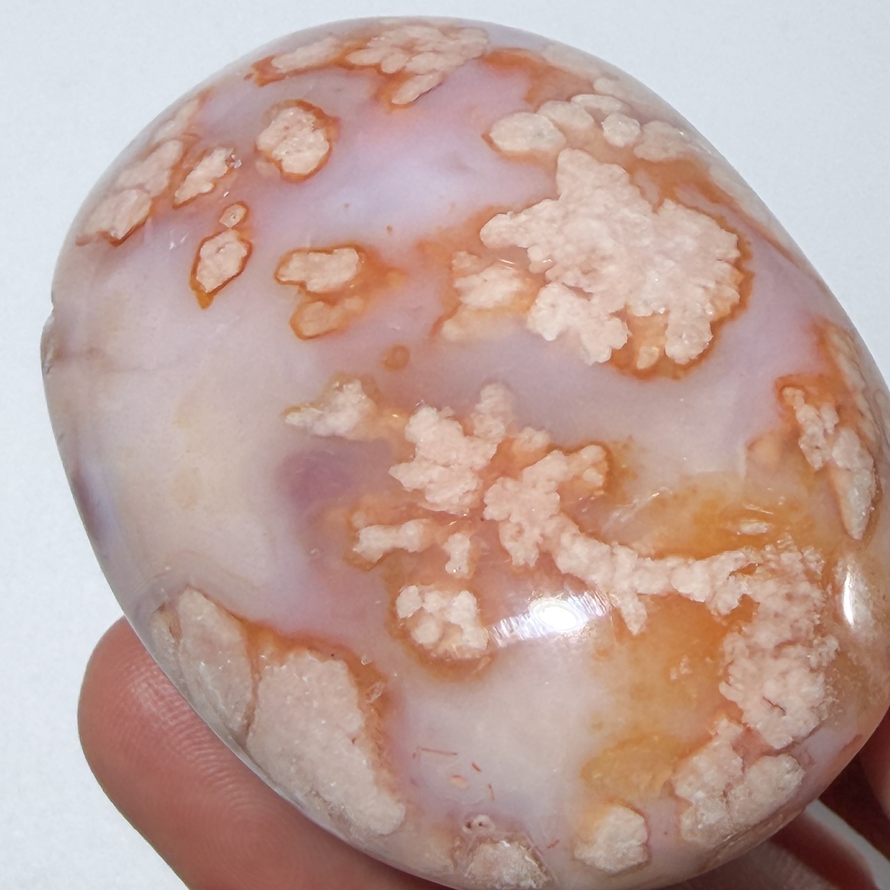 カーネリアンフラワーアゲート02 パーム ＊ 天然石