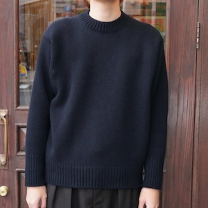 Olde H & Daughter(オールドエイチアンドドーター) 25AW "BABY CASHMERE CREW NECK P/O" -MIDNITE-
