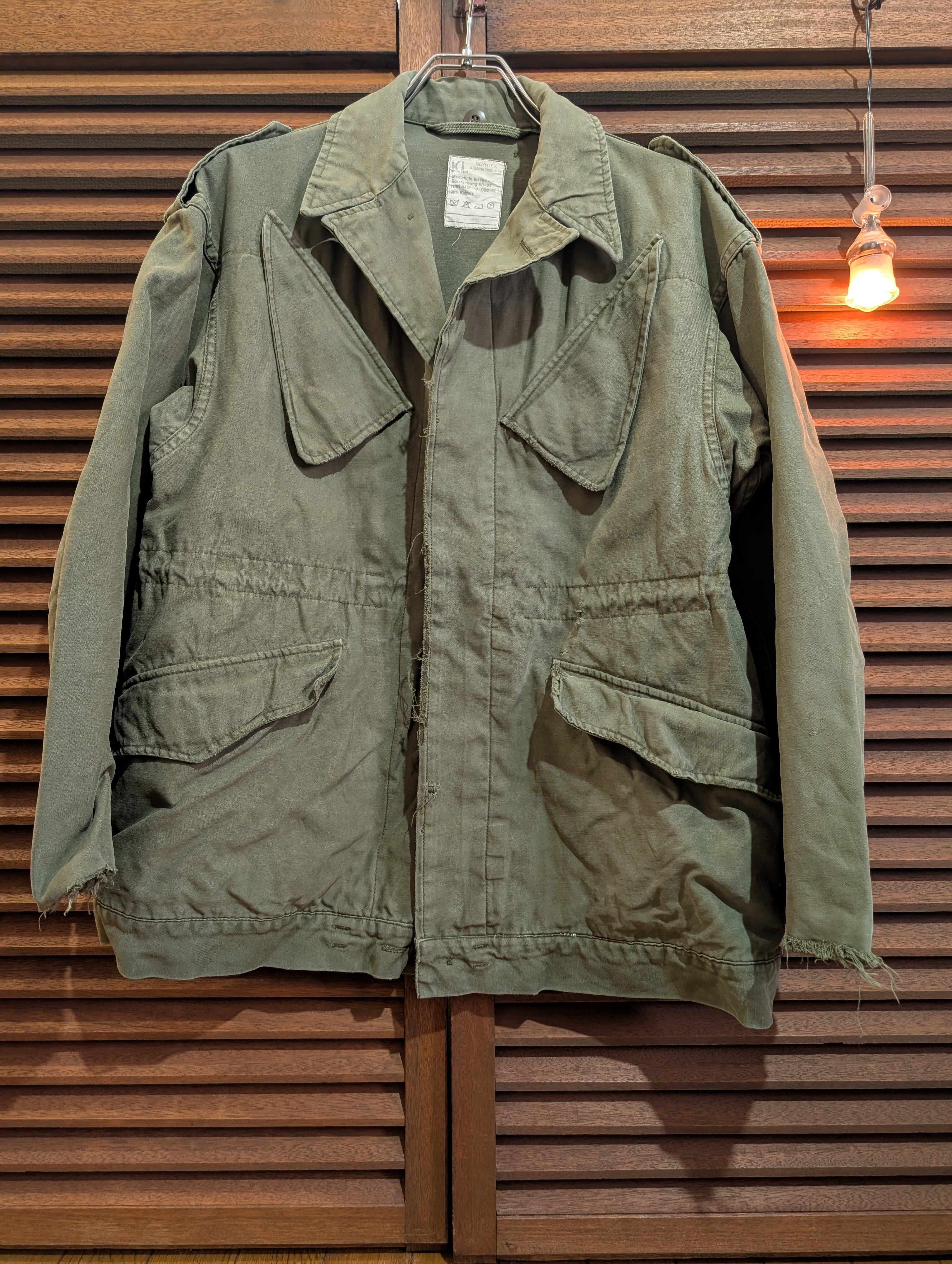 80s 1989 Netherland Military NATO Field Jacket with Liner