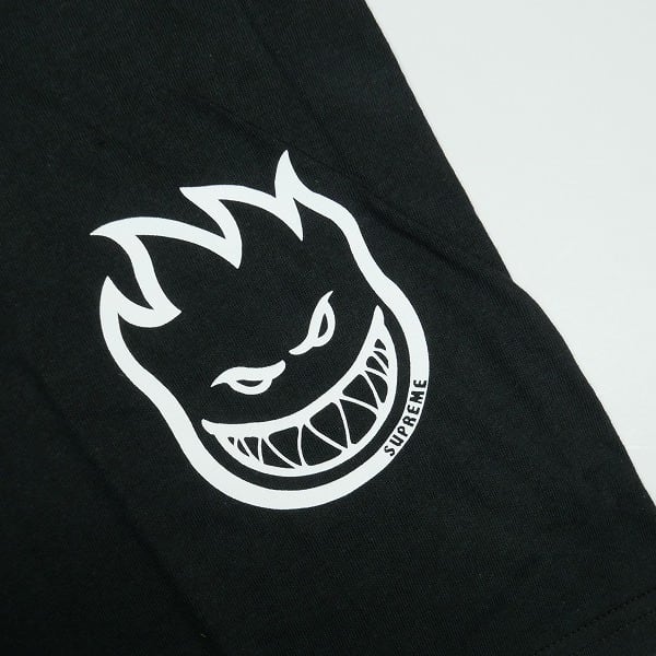 Size【M】 SUPREME シュプリーム ×Spitfire 26SS Flag Tee Black T