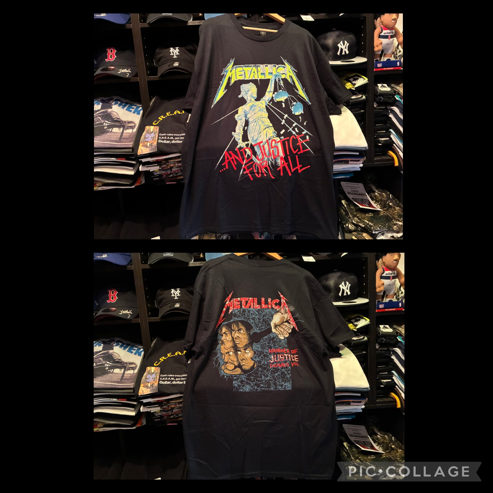 METALLICA AND JUSTICE FOR ALL TEE | FANTASTIC