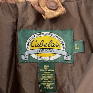 【Cabela's】ADVANTAGE TIMBER マウンテンパーカー 総柄 リアルツリー アメリカ古着