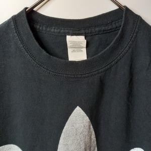 ギルダン　クルーネック　プリントTシャツ　半袖　ウルトラコットン　ブラック　M