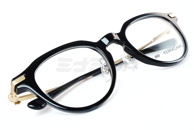 999.9×Ferragamo メガネ SF9020 001 コラボモデル アジアンフィット クラウンパント 眼鏡 オシャレ ブランド フォーナインズ フェラガモ 鯖江 日本製 正規品-4枚目