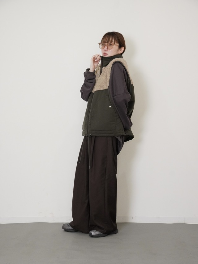unisex【867design】Boa Switching Vest