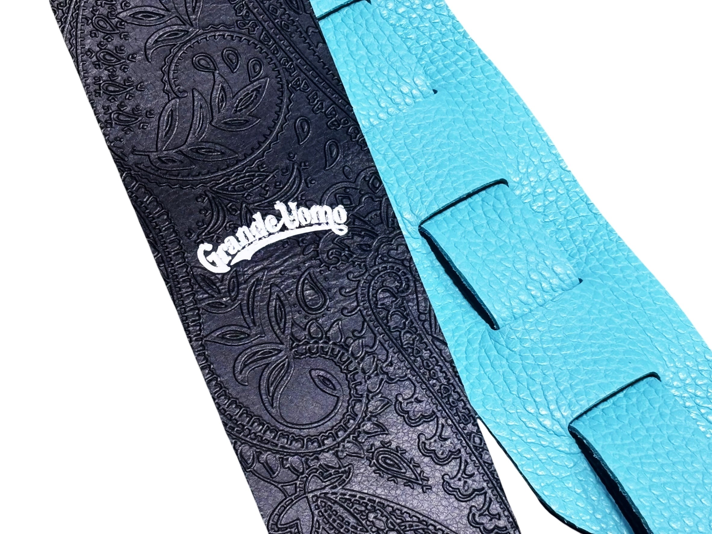 LITEシリーズ】Paisley BK/SB | ギターストラップ専門店 Grande uomo