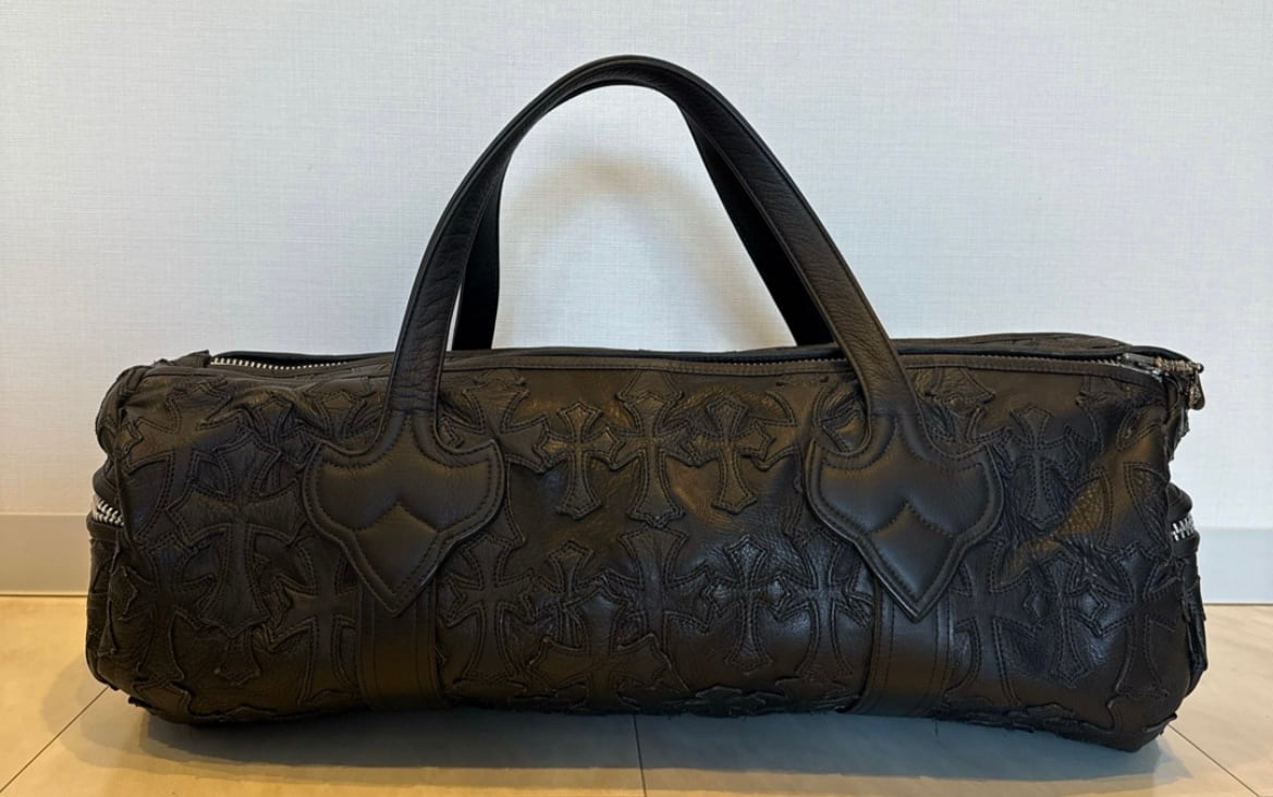 クロムハーツ　ダッフルバッグ CHROME HEARTS クロムハーツ オールレザー TLTRY DFFL LTHR 3CEME