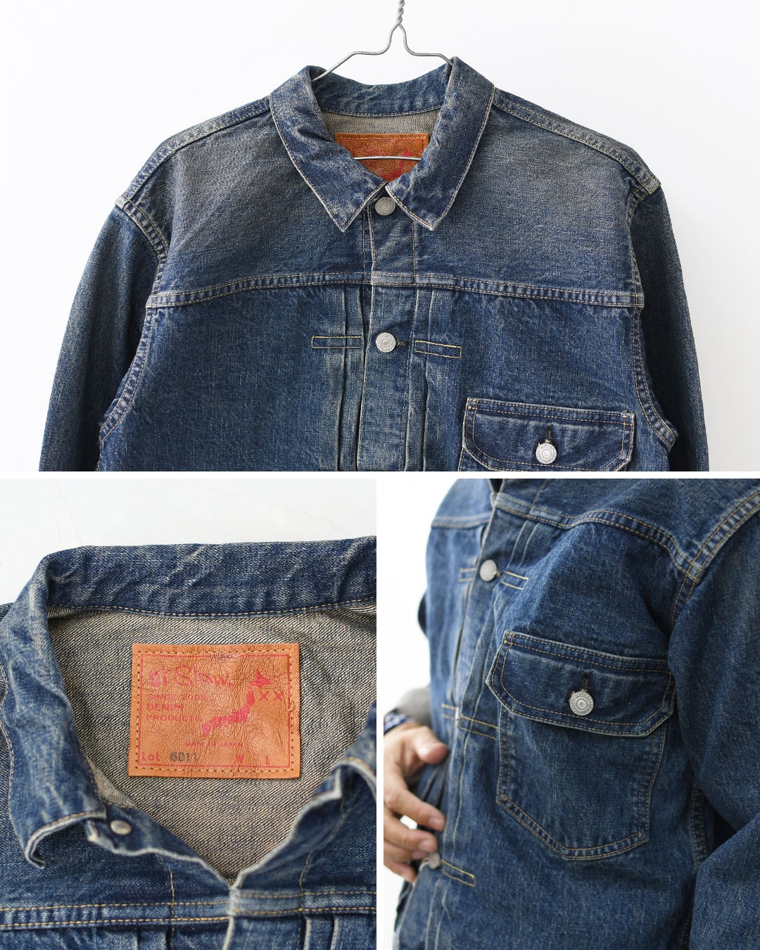 orslow [オアスロウ] TYPE1 40'S PLEATED FRONT BLOUSE USED WASH [03