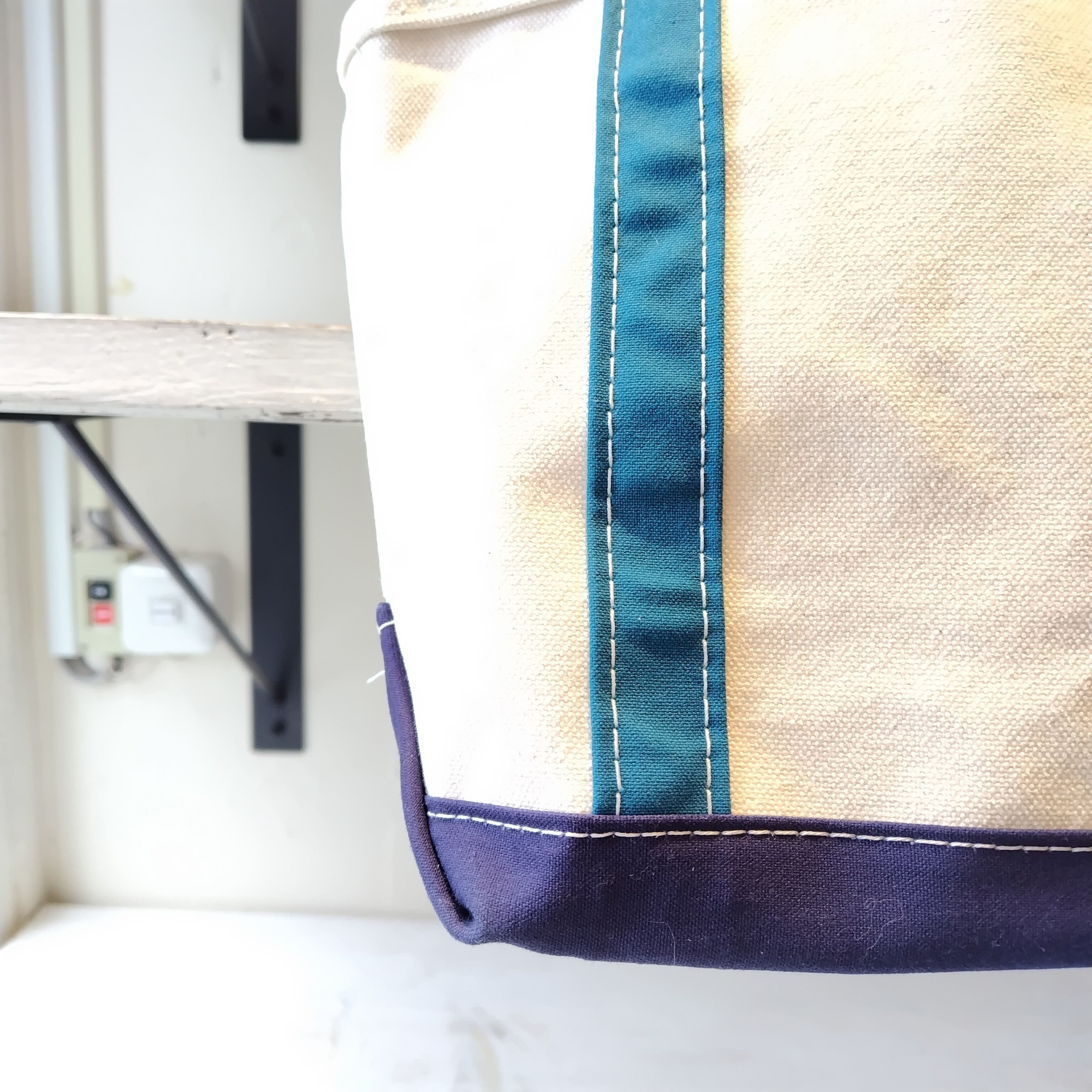 L.L.Bean Custom Tote Bag ツートン Sサイズ ロングハンドル LongBeach Omotesando