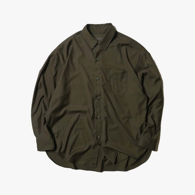 Twill Stretch Shirt / Olive