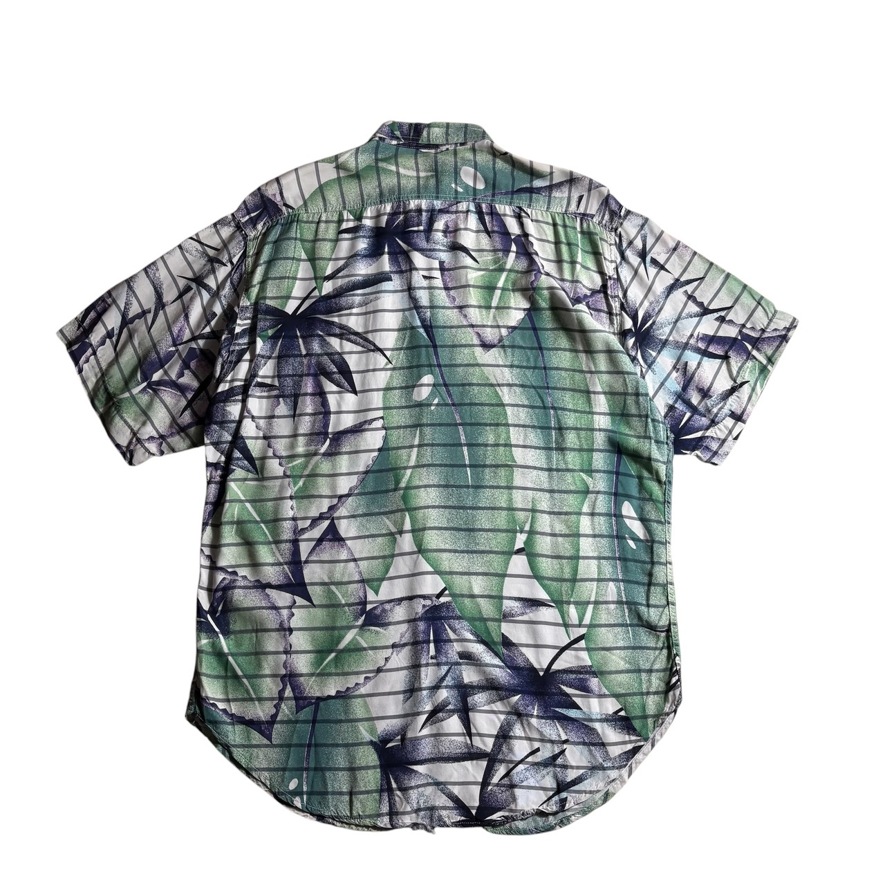vintage EMPORIO ARMANI botanical pattern rayon shirt