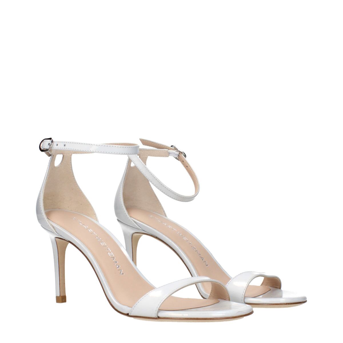 STUART WEITZMAN スチュアートワイツマン レディース サンダル レザー ホワイト