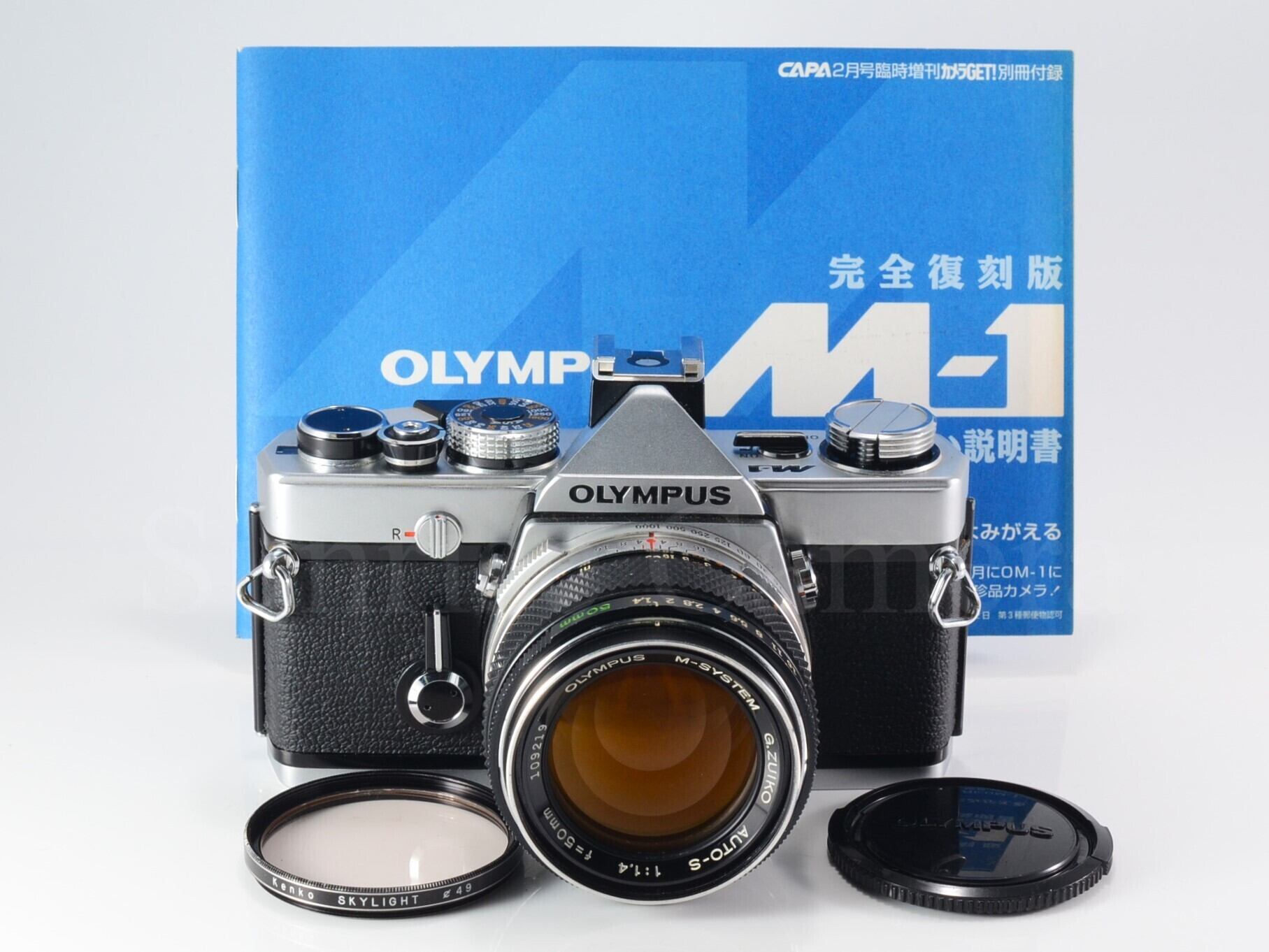 OLYMPUS M-1 / M-SYSTEM G.Zuiko AUTO S 50mm F1.4 整備済 オリンパス