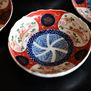 【50709】大聖寺伊万里 赤絵小皿(1枚） / Daisyouji Imari Akae Plate