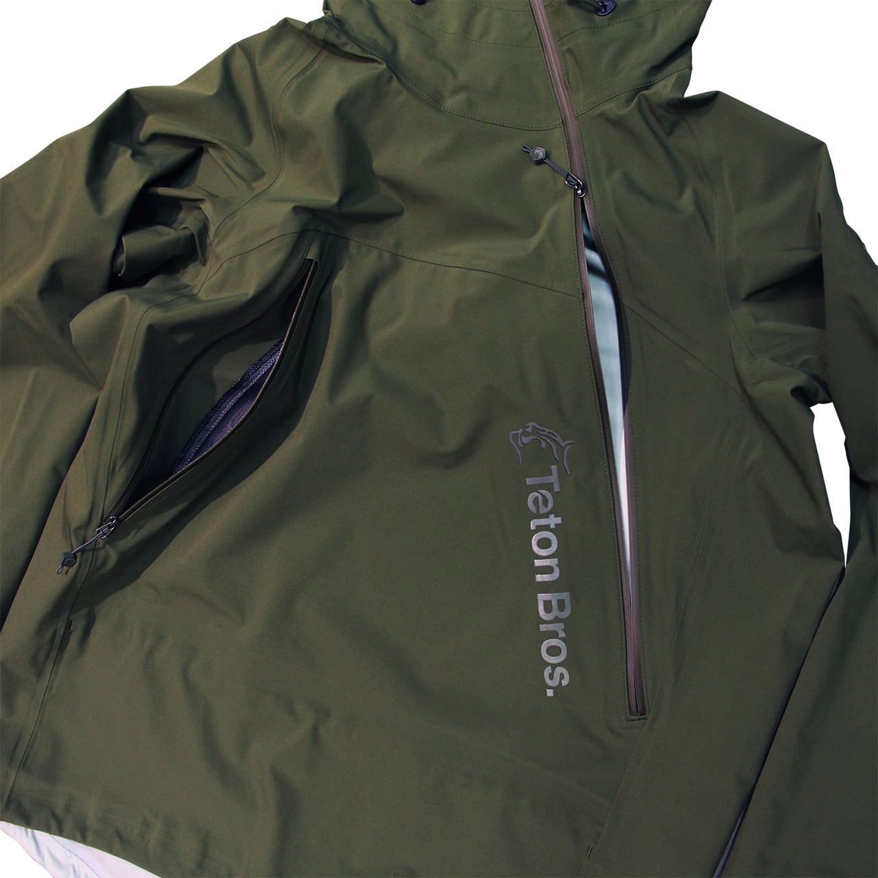 ティートンブロス ツルギジャケット オリーブ 美品 Teton bros