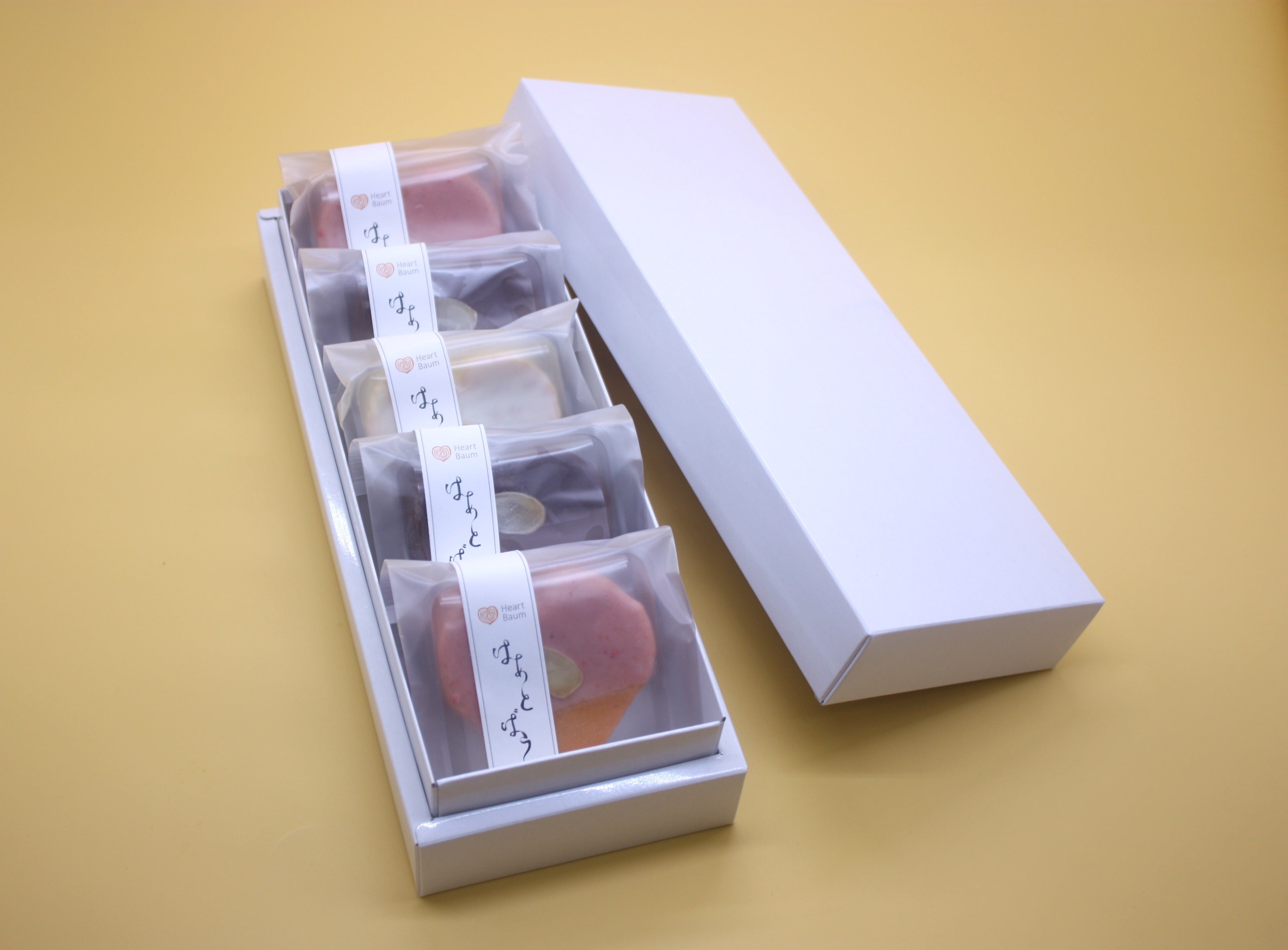 はあとばうむ（プレーン、ショコラ、越後姫）箱5個入