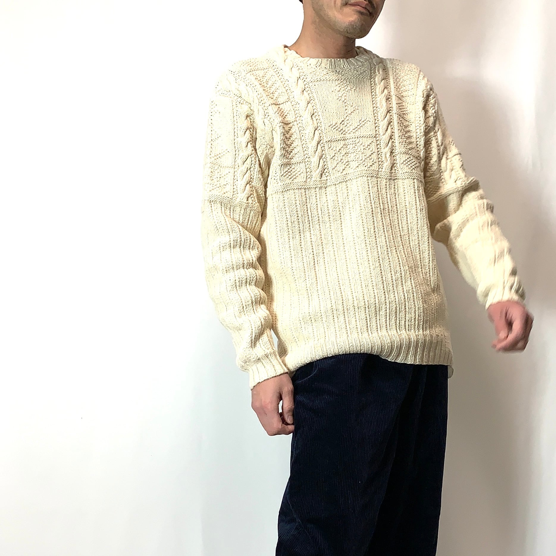 vintage old 90s RALPH LAUREN POLO SPORT cotton knit cotton sweater
