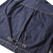 INTÉRIM / WASH HEAVY KIBATA SHUTTLE HYPER BIG WWII "1ST" DENIM JACKET