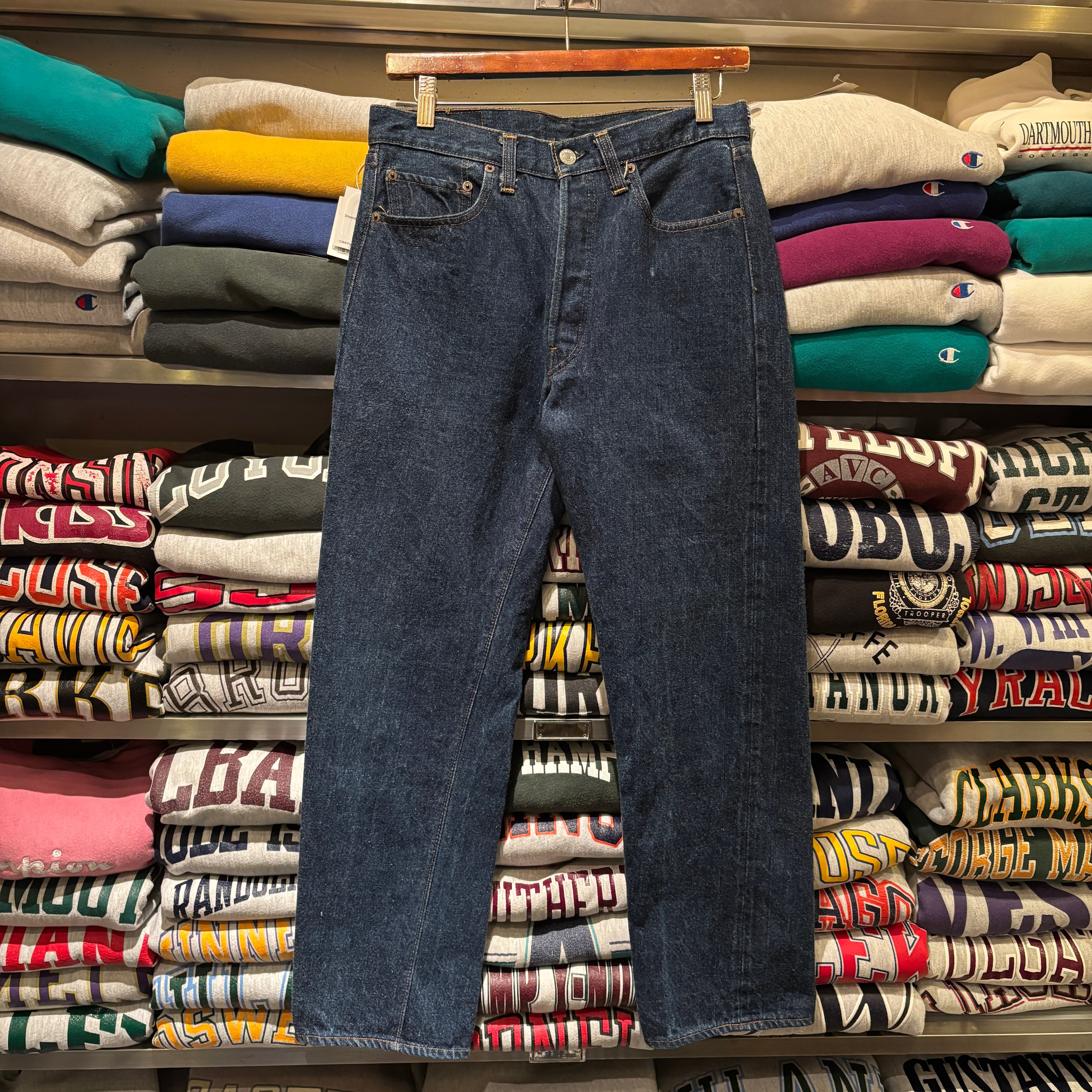 70s USA製 Levi's 501 66前期 66シングル 実寸31インチ 70's LEVI'S 501 Denim Pants 66 Single Stitch W36L36(実寸W34L33) 70