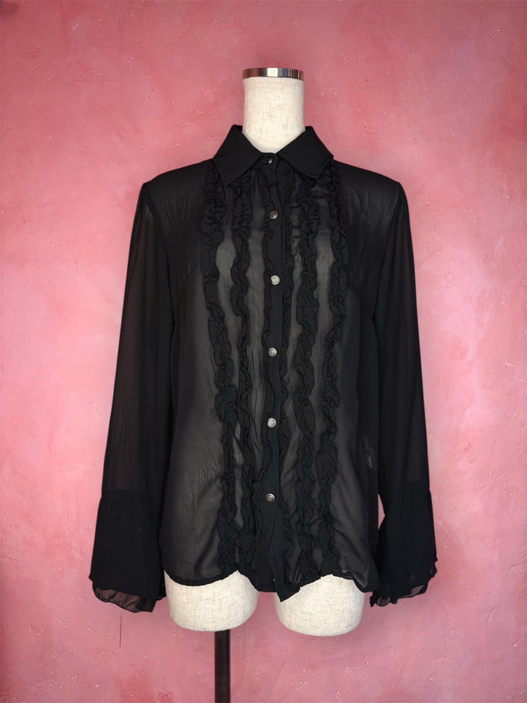 used frill blouse