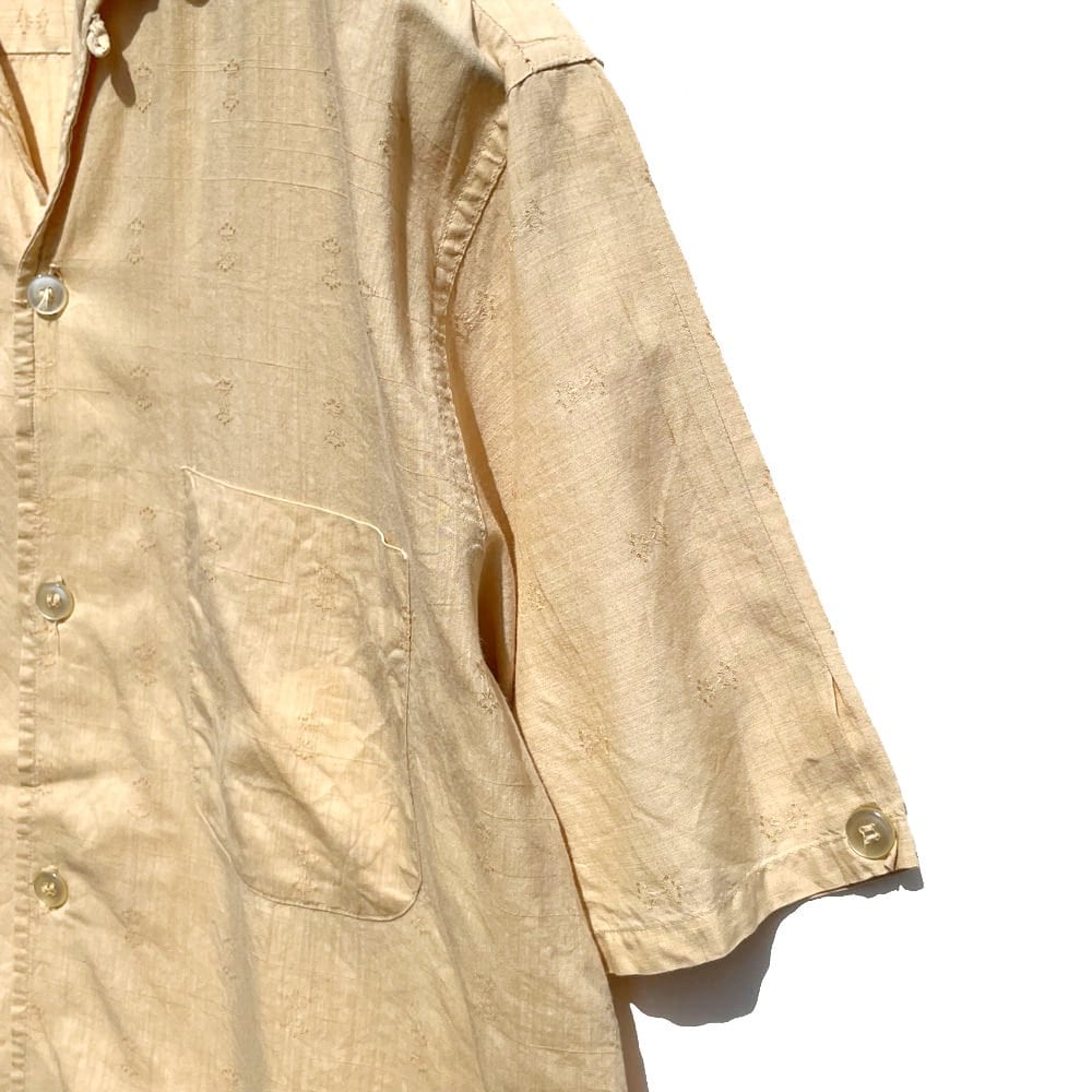 Continental --CAMPUS] Vintage S / S Italian Collar Shirt [1960s