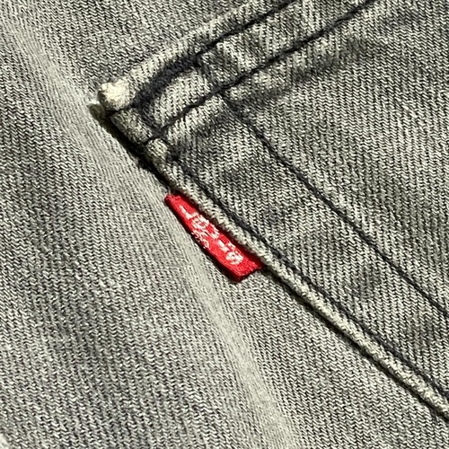【W34 L32】 メキシコ製 usa levi's 先染ブラック 529 詳細写真4