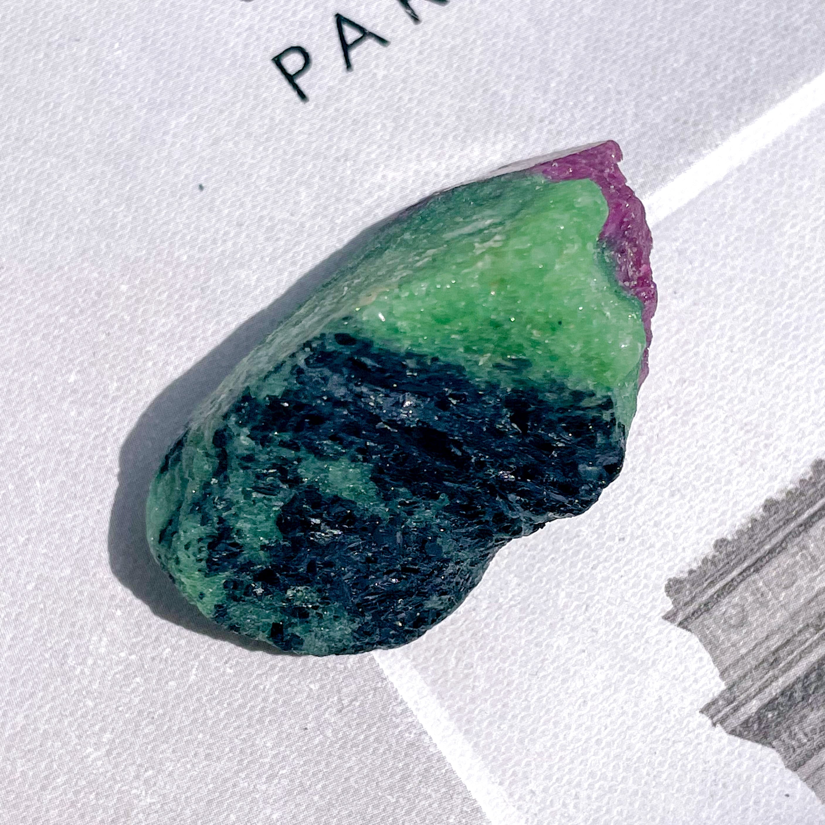 Ruby in Zoisite 5 ✧ ルビーインゾイサイト | FLUXY - 天然石と鉱物の